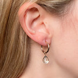 DewDrop Hoop Earrings