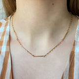 Vintage Figaro Station Necklace
