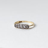 Deco Diamond Sweetpea Ring