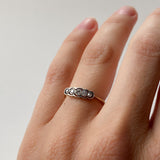 Deco Diamond Sweetpea Ring