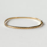 Vintage Flexie Etched Bangle