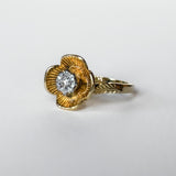 Vintage Diamond Poppy Ring