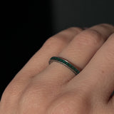 Antique Emerald Paste Eternity Ring