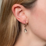 DewDrop Hoop Earrings