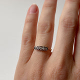 Deco Diamond Sweetpea Ring