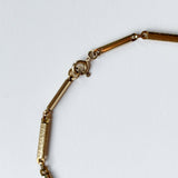 Vintage Textured Choker Necklace