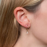 Petite DewDrop Hoop Earrings