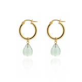 DewDrop Hoop Earrings