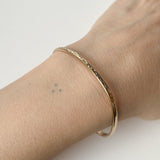 Vintage Flexie Etched Bangle