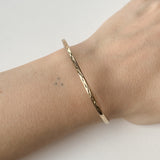 Vintage Flexie Etched Bangle