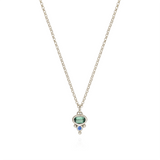 Petite Florence Necklace - Green Tourmaline