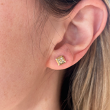 Vintage Diamond Stud Earrings