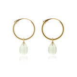 Petite DewDrop Hoop Earrings