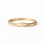 Ellipse Signet Ring