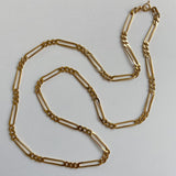 Vintage Elongated Figaro Necklace