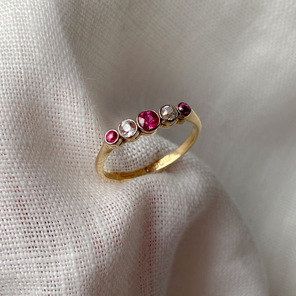 Romance Millgrain Ring