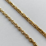 Vintage Geo Rope Necklace