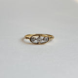 Deco Diamond Pod Ring