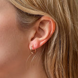 Skinny Hoop Earrings