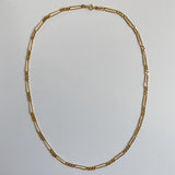Vintage Elongated Figaro Necklace