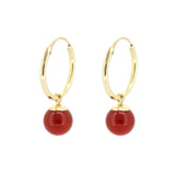 Grace Cornelian Earrings