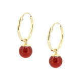 Grace Cornelian Earrings