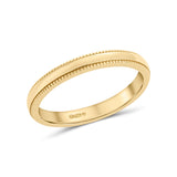 Millgrain Wedding Ring - 2.5mm