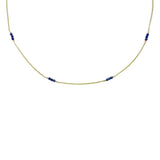 Lapis Lazuli Grace Necklace - 9ct Gold