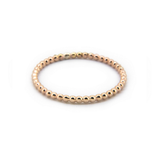 9ct Gold Skinny Ball Stacking Ring