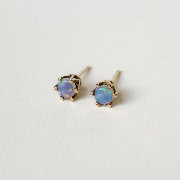 Vintage Opal Stud Earrings