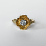 Vintage Diamond Poppy Ring