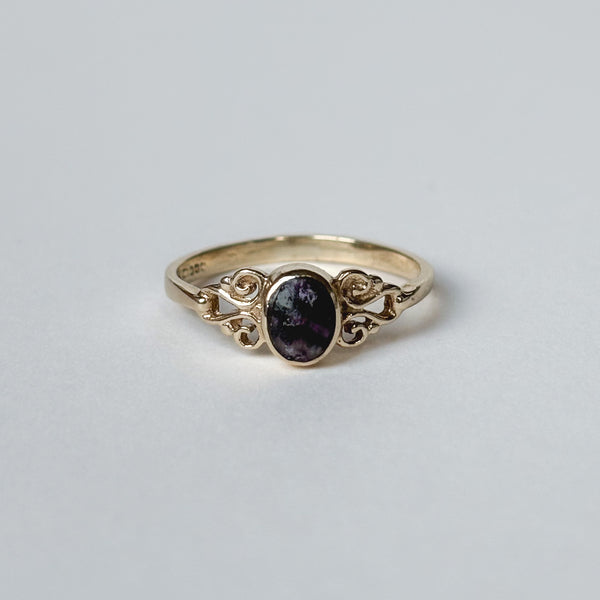 Vintage Blue John Ring