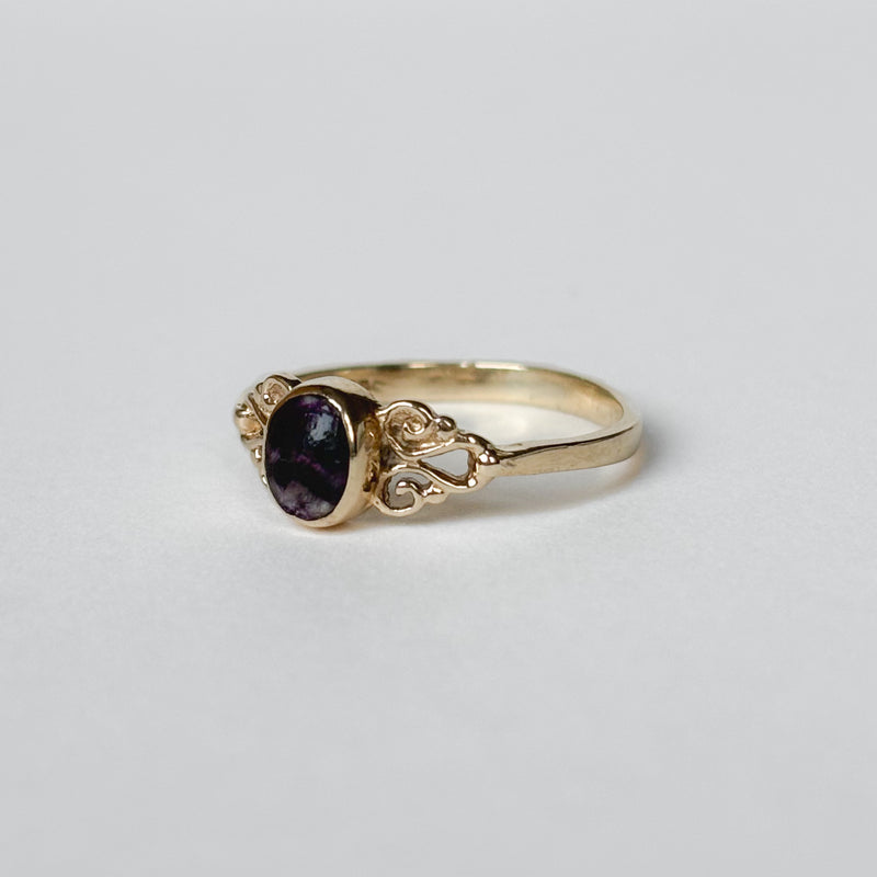 Vintage Blue John Ring