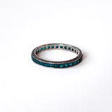 Antique Emerald Paste Eternity Ring