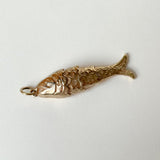 Vintage Articulated Fish Pendant