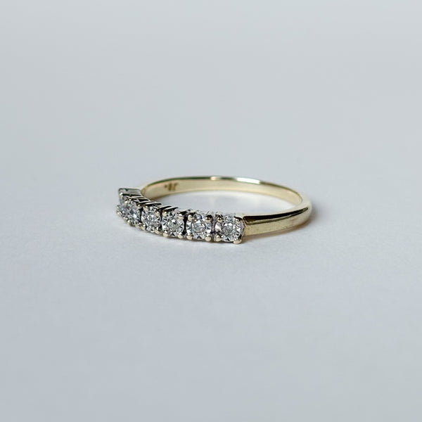 Vintage Illusion Diamond Eternity Ring