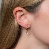 Petite DewDrop Hoop Earrings