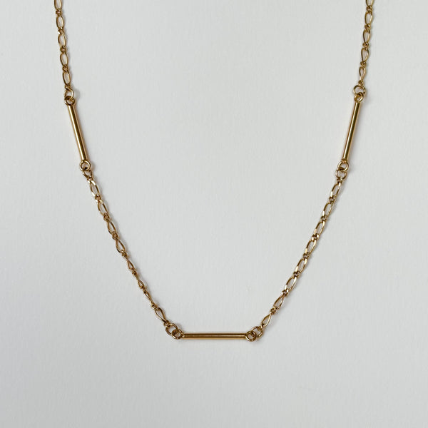 Vintage Figaro Station Necklace
