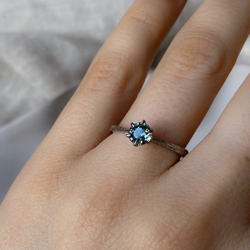 Sapphire Freya Ring - Six Claw