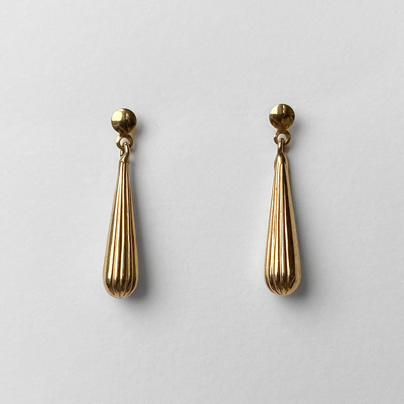 Tri-Gold Linear Drop Earrings in 14k Gold, White Gold and Rose Gold, 2 inch  Color: Tricolour: Buy Online in the UAE, Price from 4961 EAD & Shipping to  Dubai | Alimart