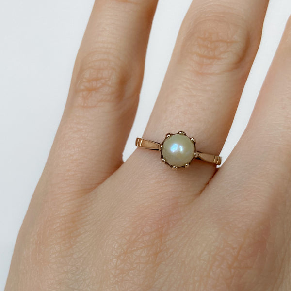 Vintage Cultured Pearl Ring