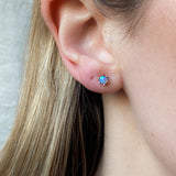 Vintage Opal Stud Earrings