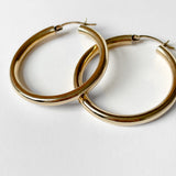 Vintage XL Hoop Earrings