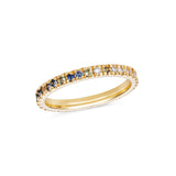 Oceanic Rainbow Eternity Ring