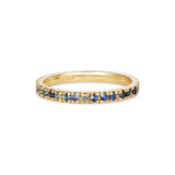 Oceanic Rainbow Eternity Ring