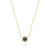 Astra Teal Sapphire Necklace