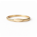 Ellipse Signet Ring