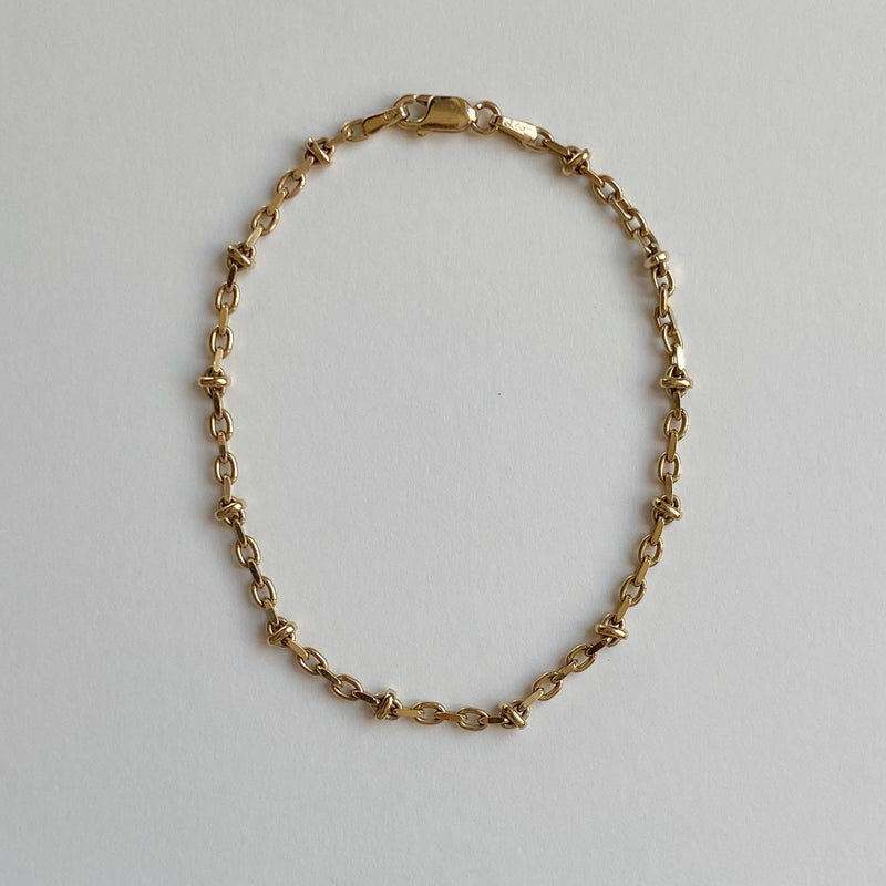 Vintage Fancy Link Bracelet