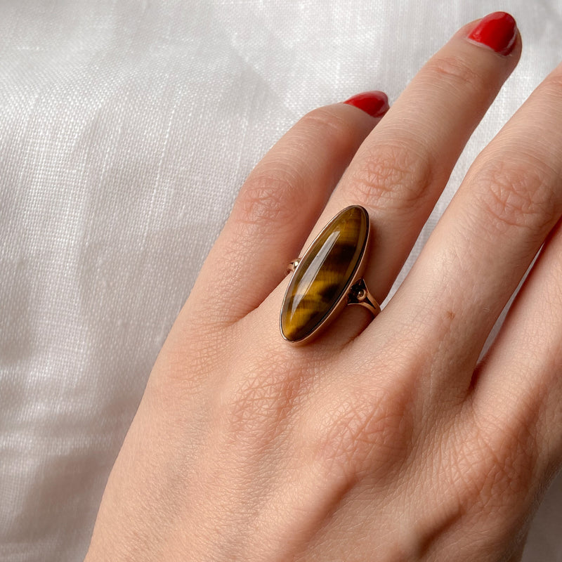 Tigers Eye Temptress Ring