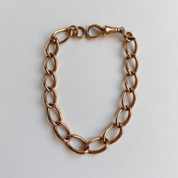 Statement Antique Rose Gold Bracelet